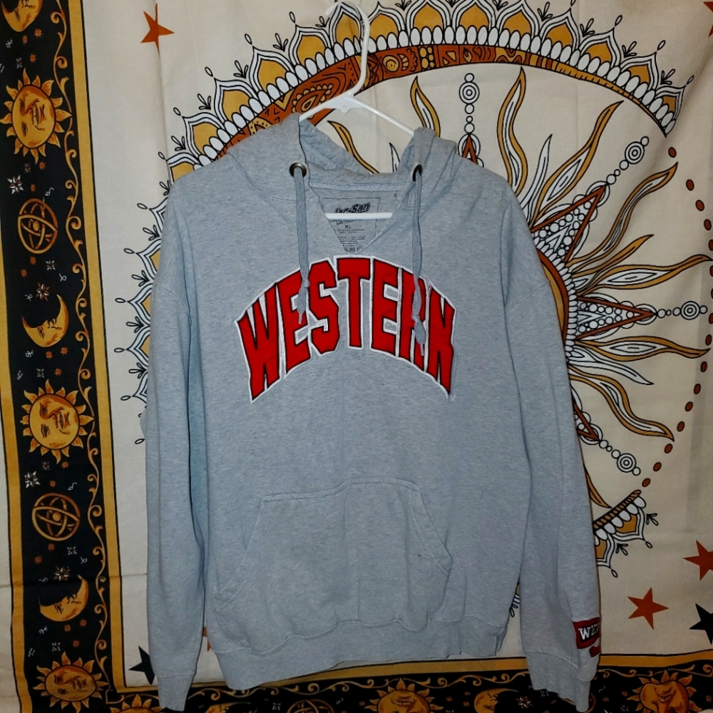 Grey WKU (western Kentucky university) sweatshirt